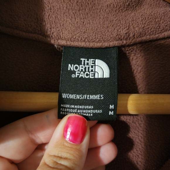 The North Face Fleece Pullover Size M 100% Polyester 1/4 zip - Picture 6 of 6